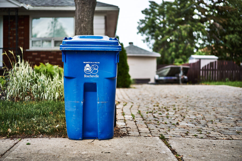 Boucherville : les collectes de matières recyclables et d’ordures ménagères seront aux deux semaines en 2024